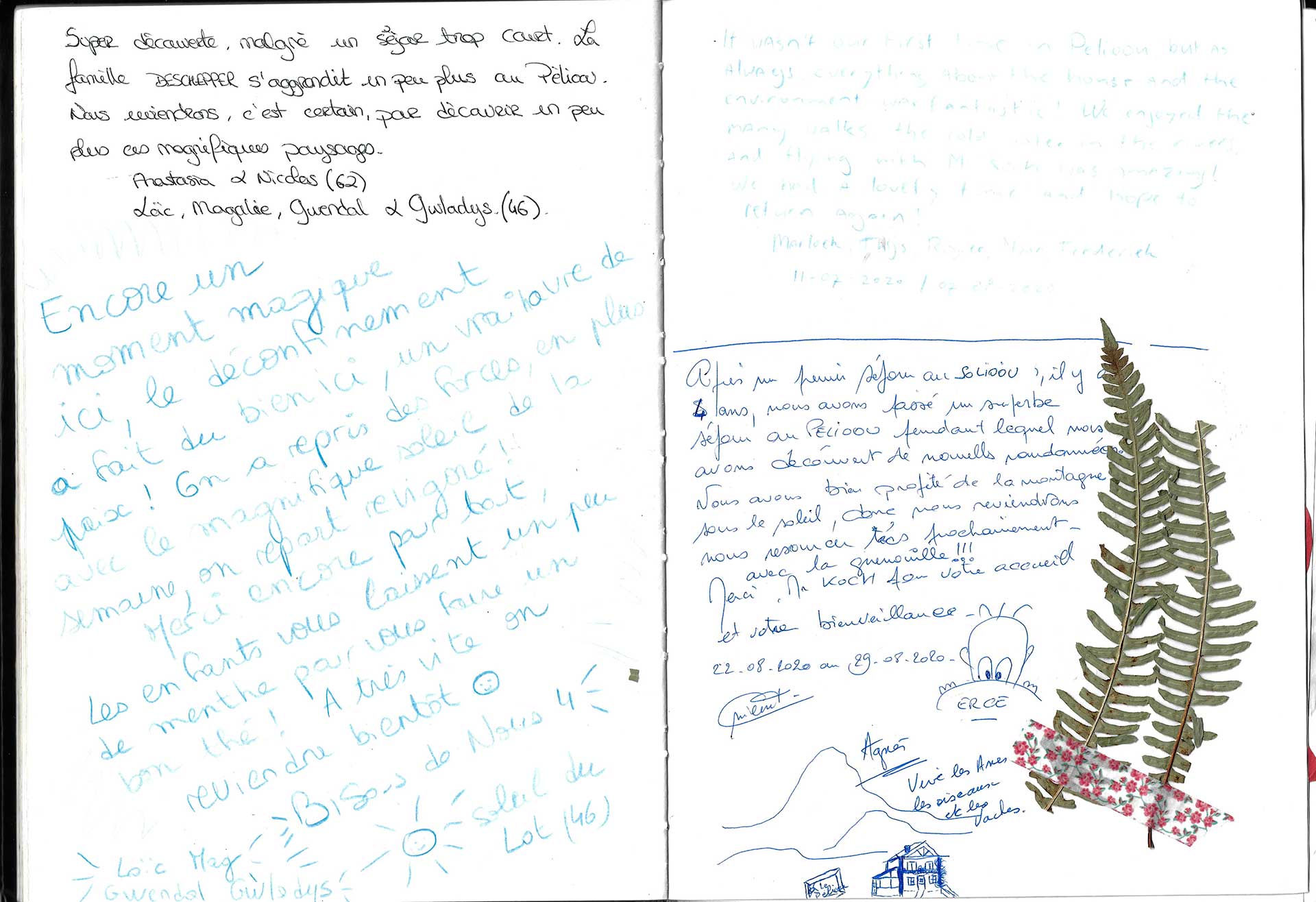 Guestbook image gite ariege