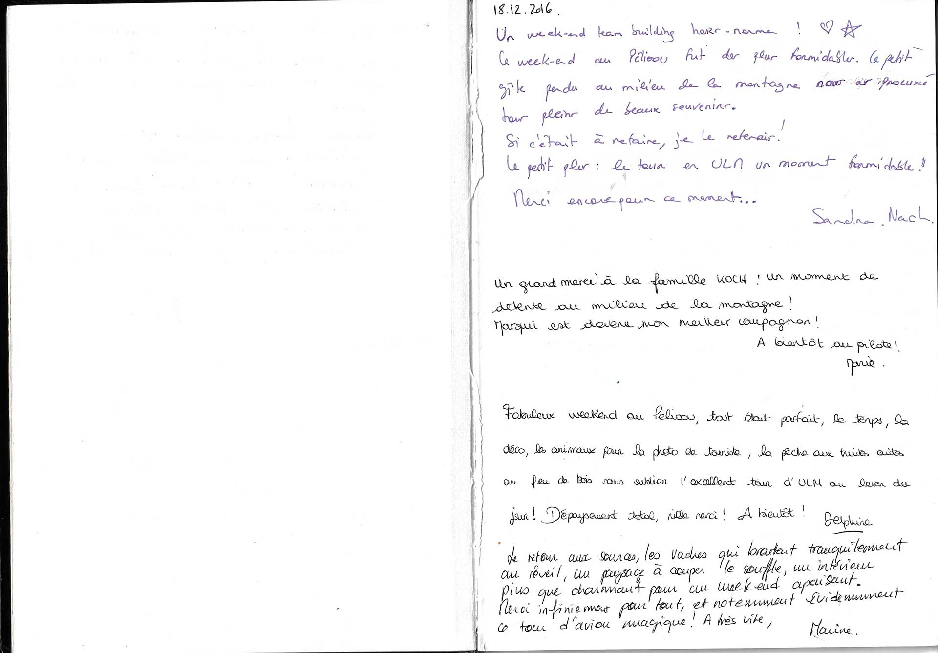 Guestbook image gite ariege