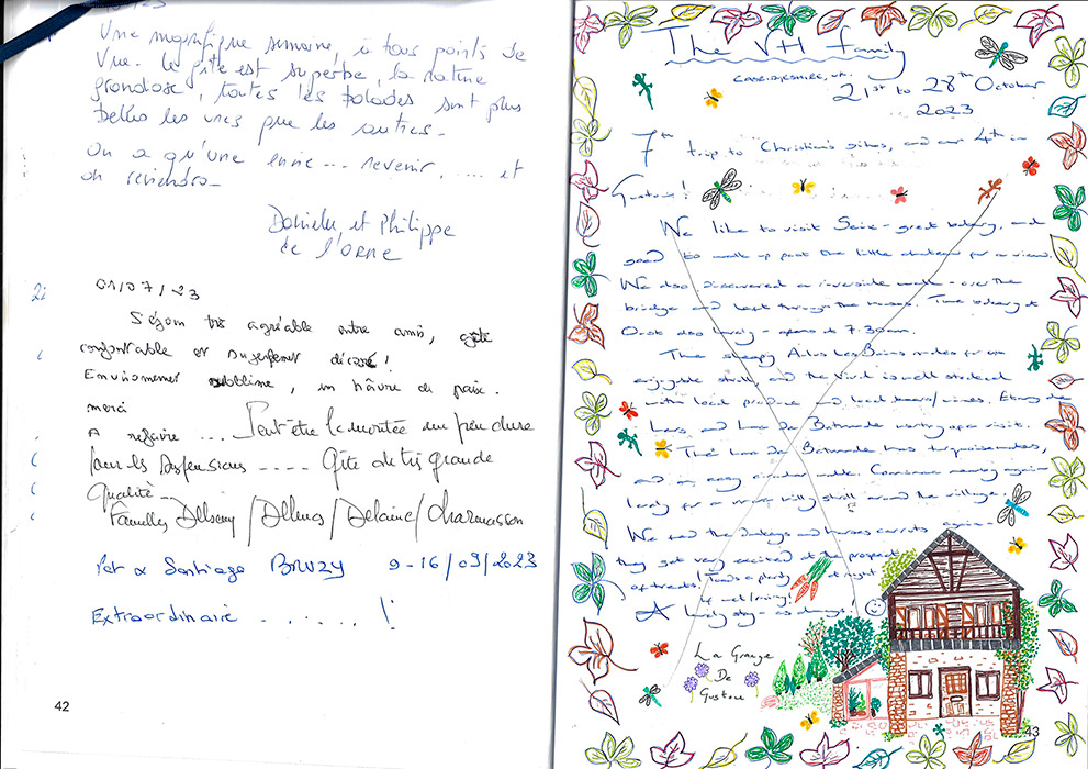 Guestbook image gite ariege