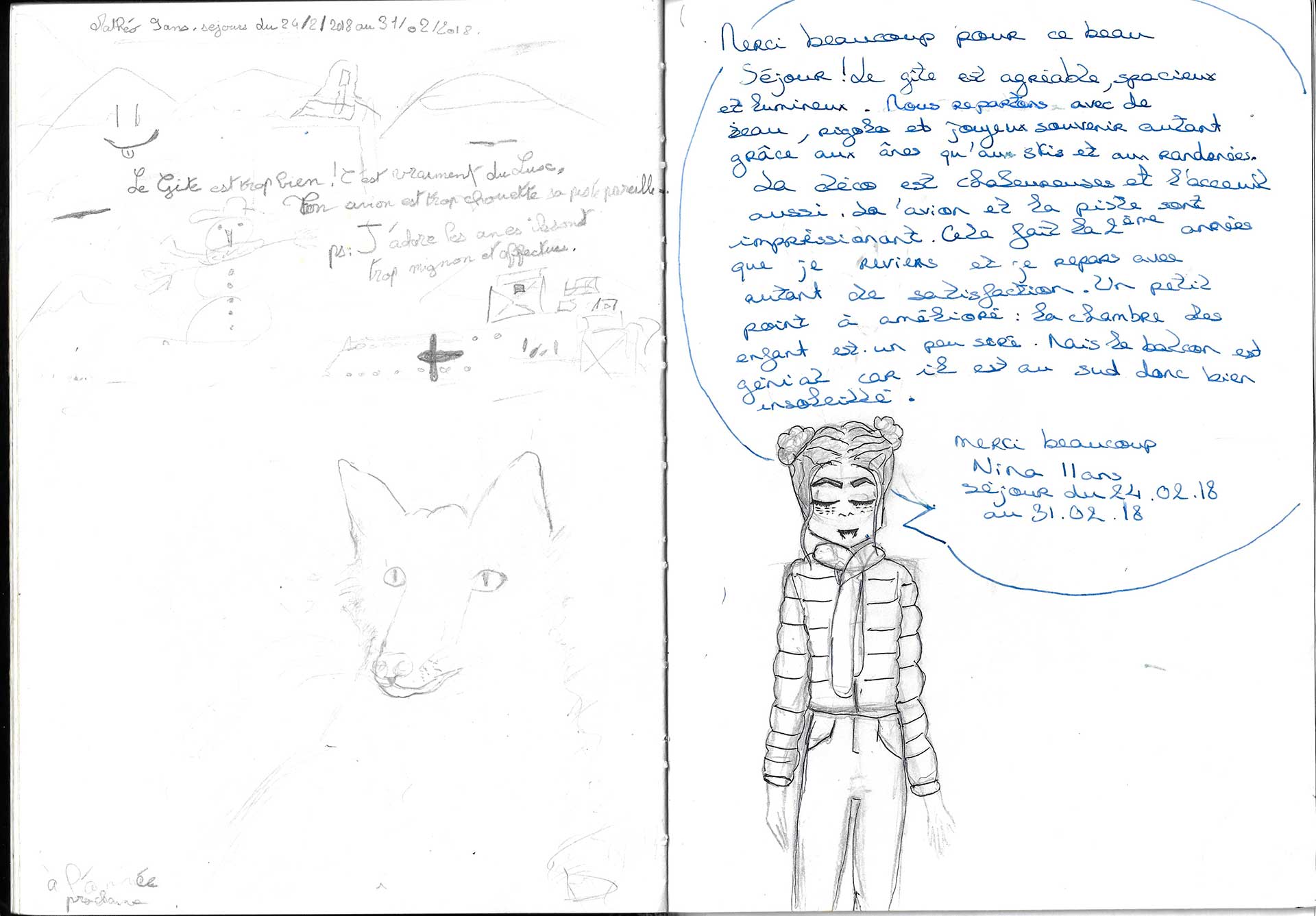 Guestbook image gite ariege