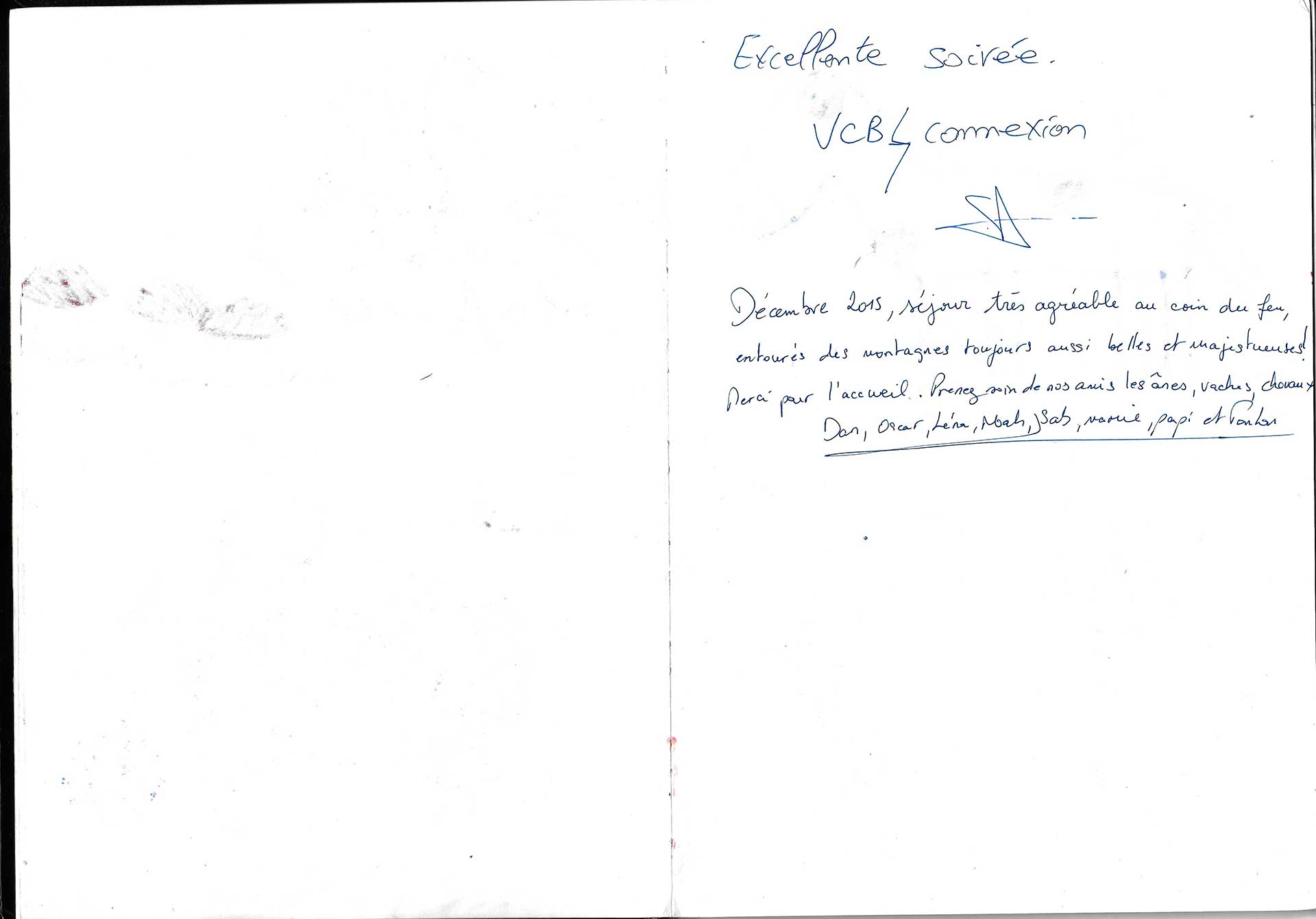 Guestbook image gite ariege