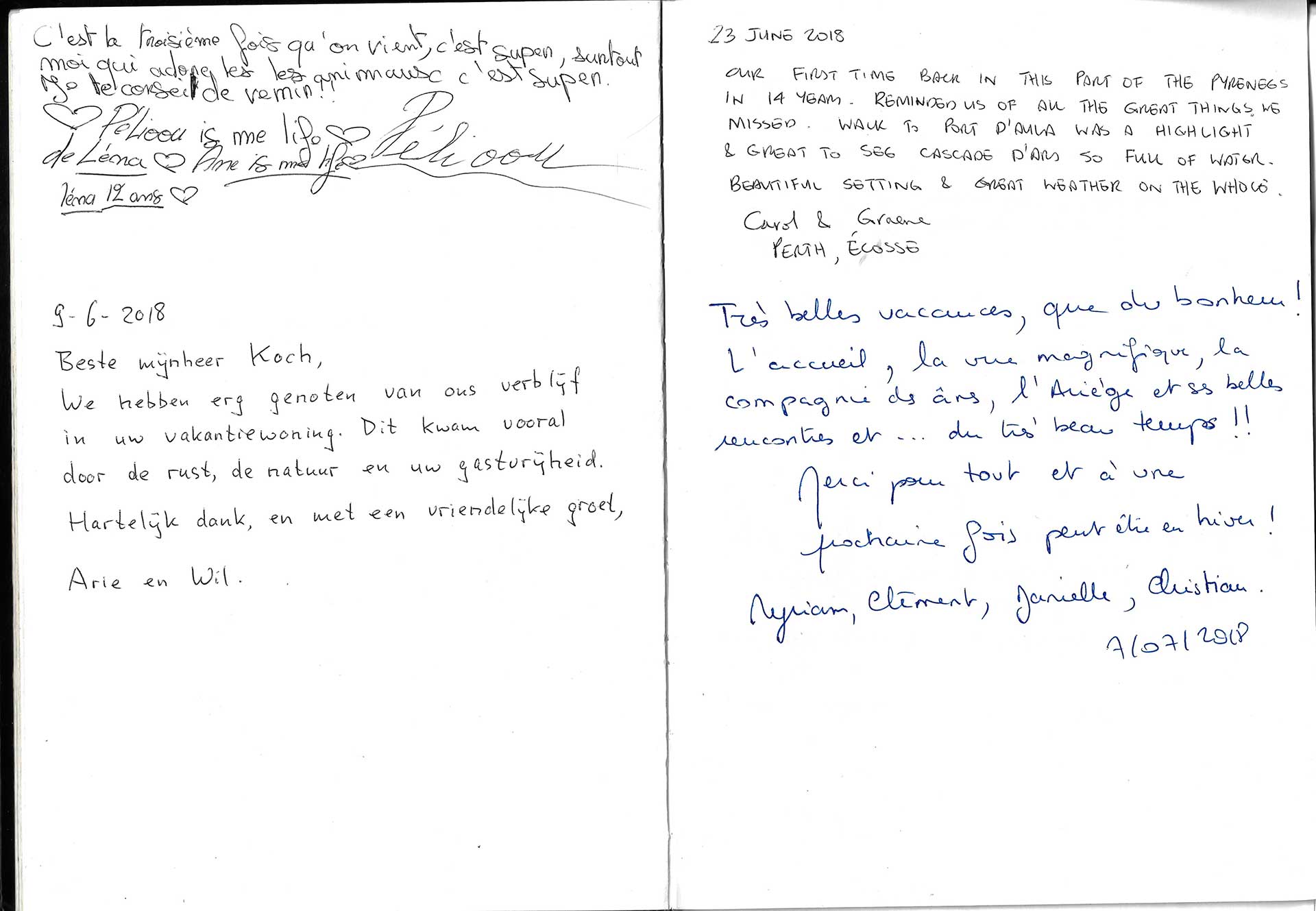 Guestbook image gite ariege