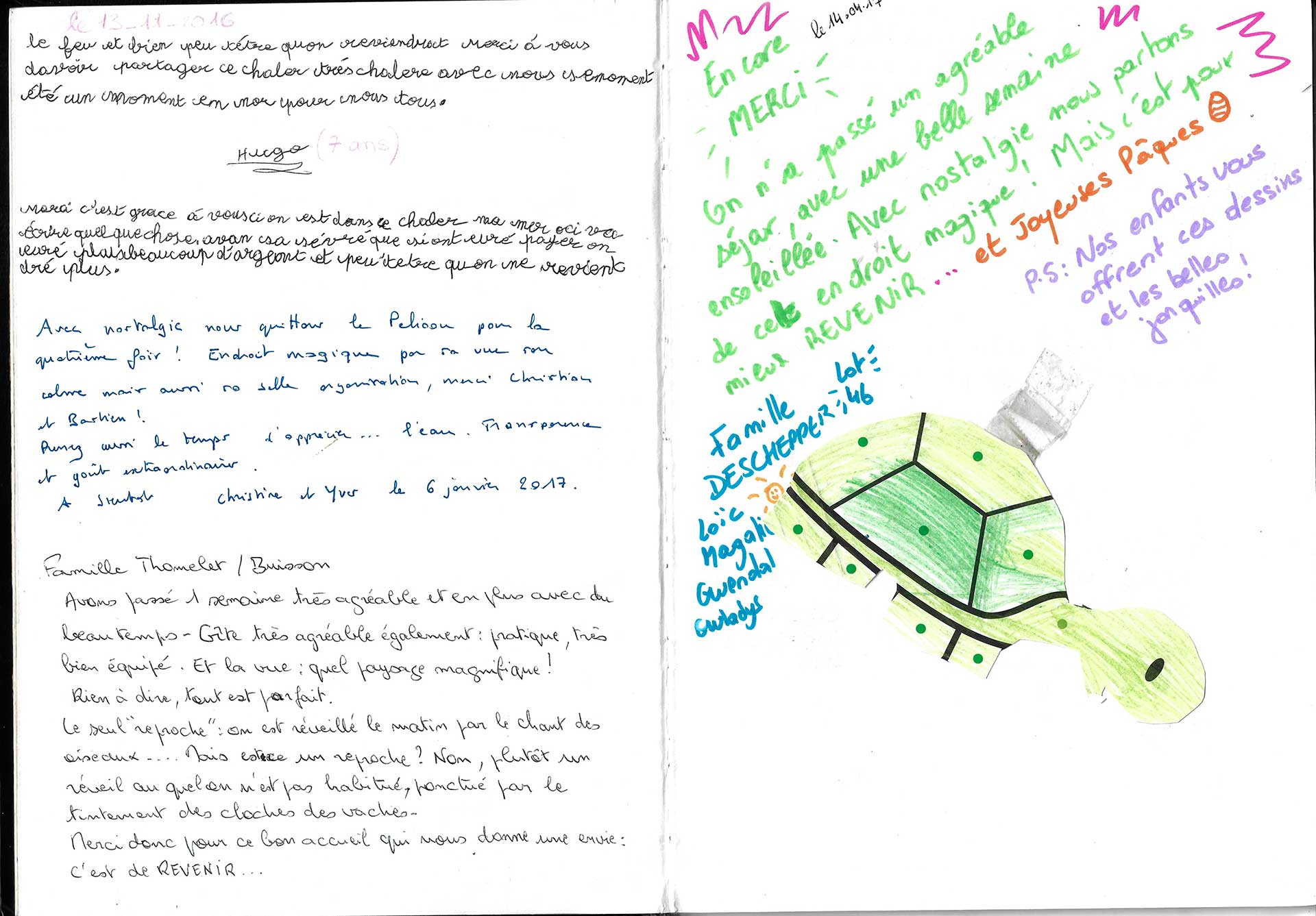 Guestbook image gite ariege