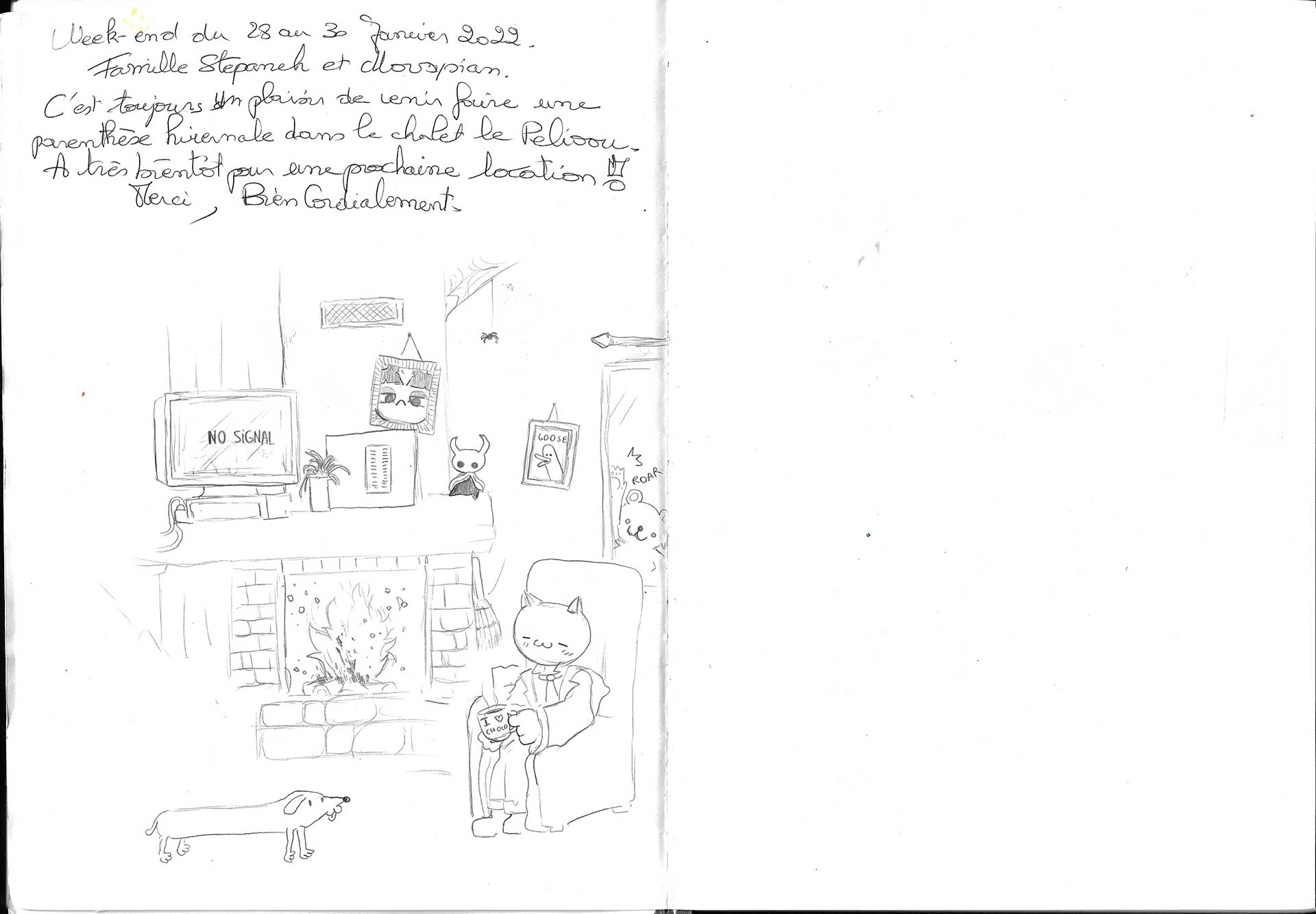 Guestbook image gite ariege