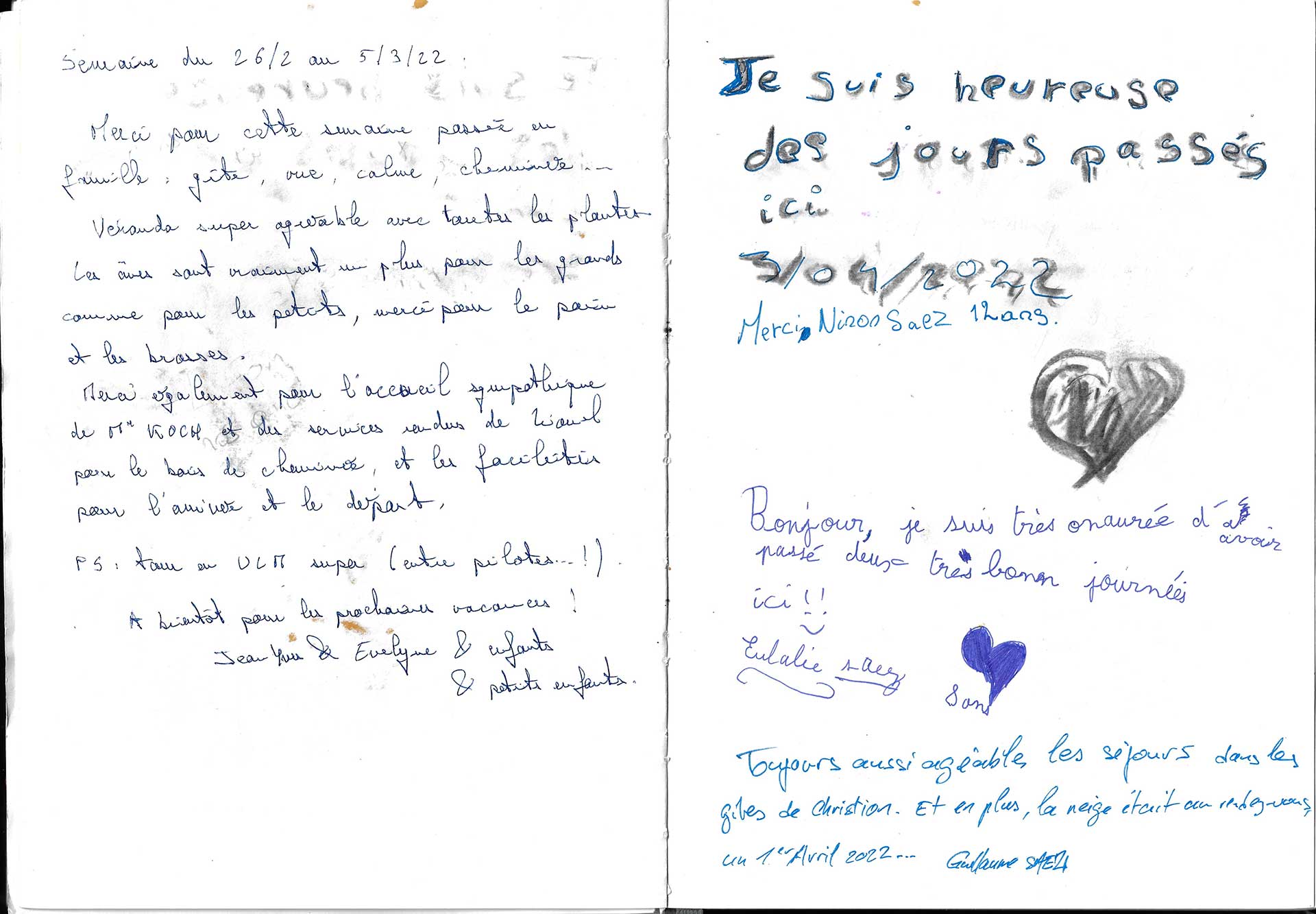Guestbook image gite ariege