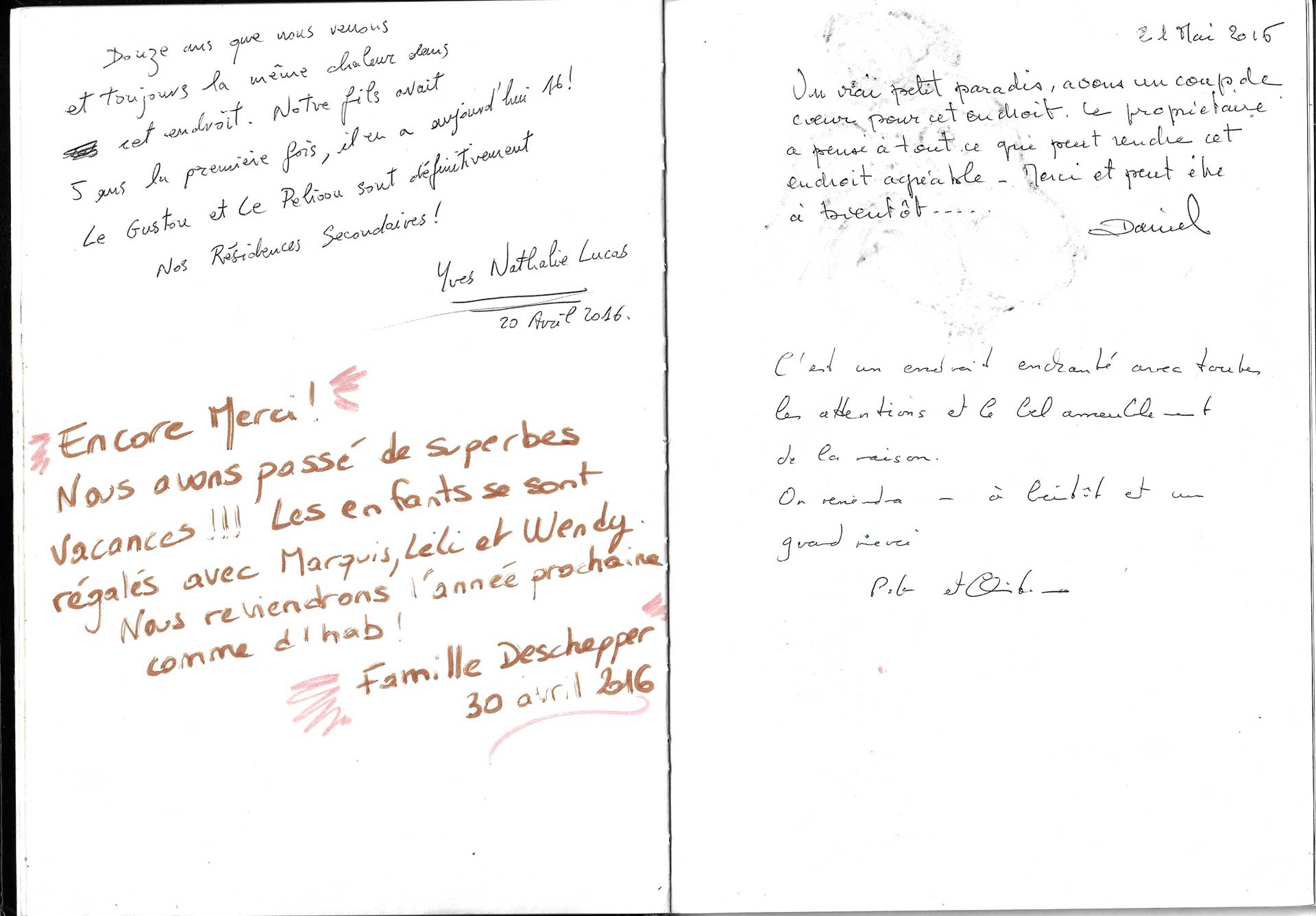 Guestbook image gite ariege