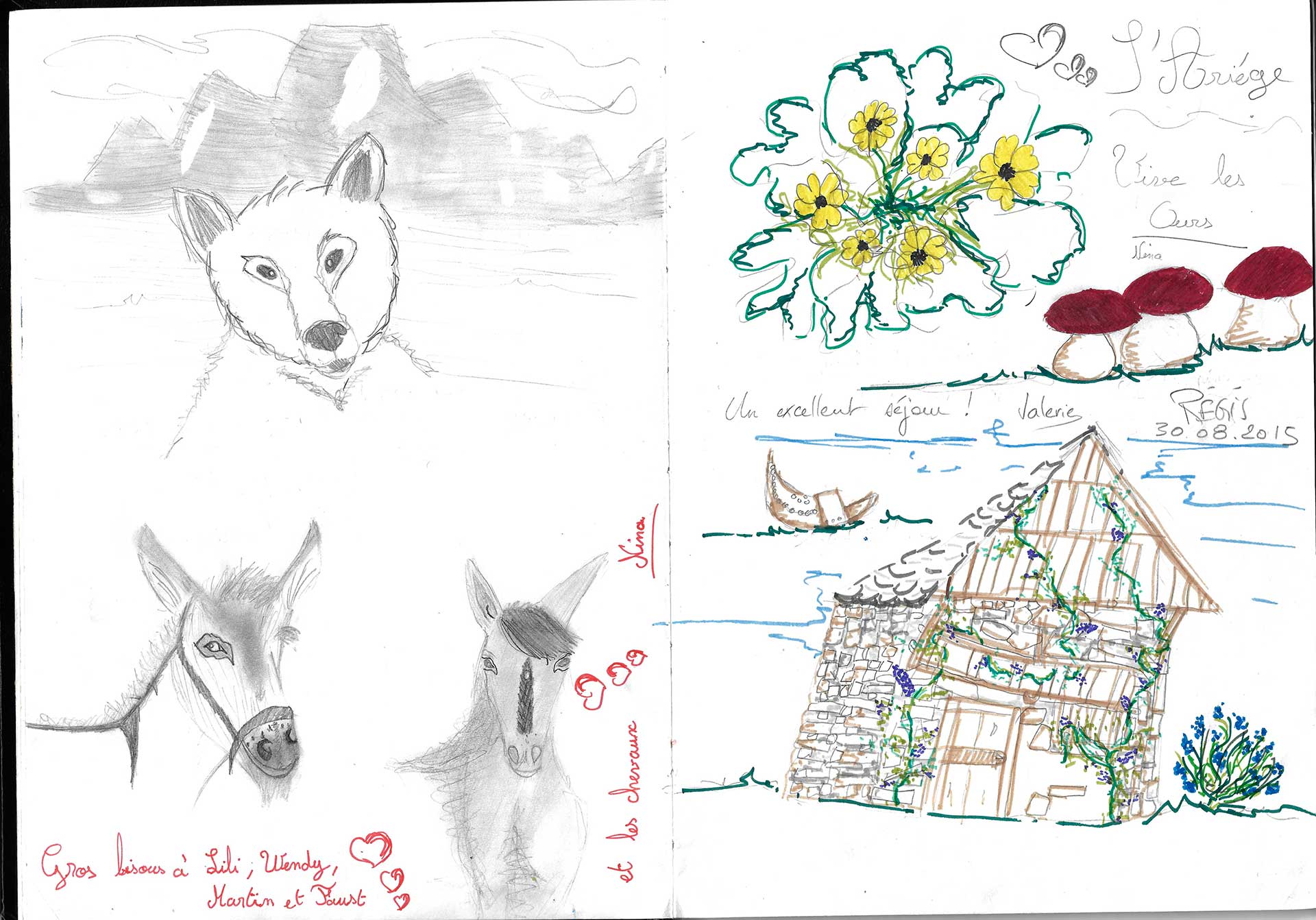 Guestbook image gite ariege