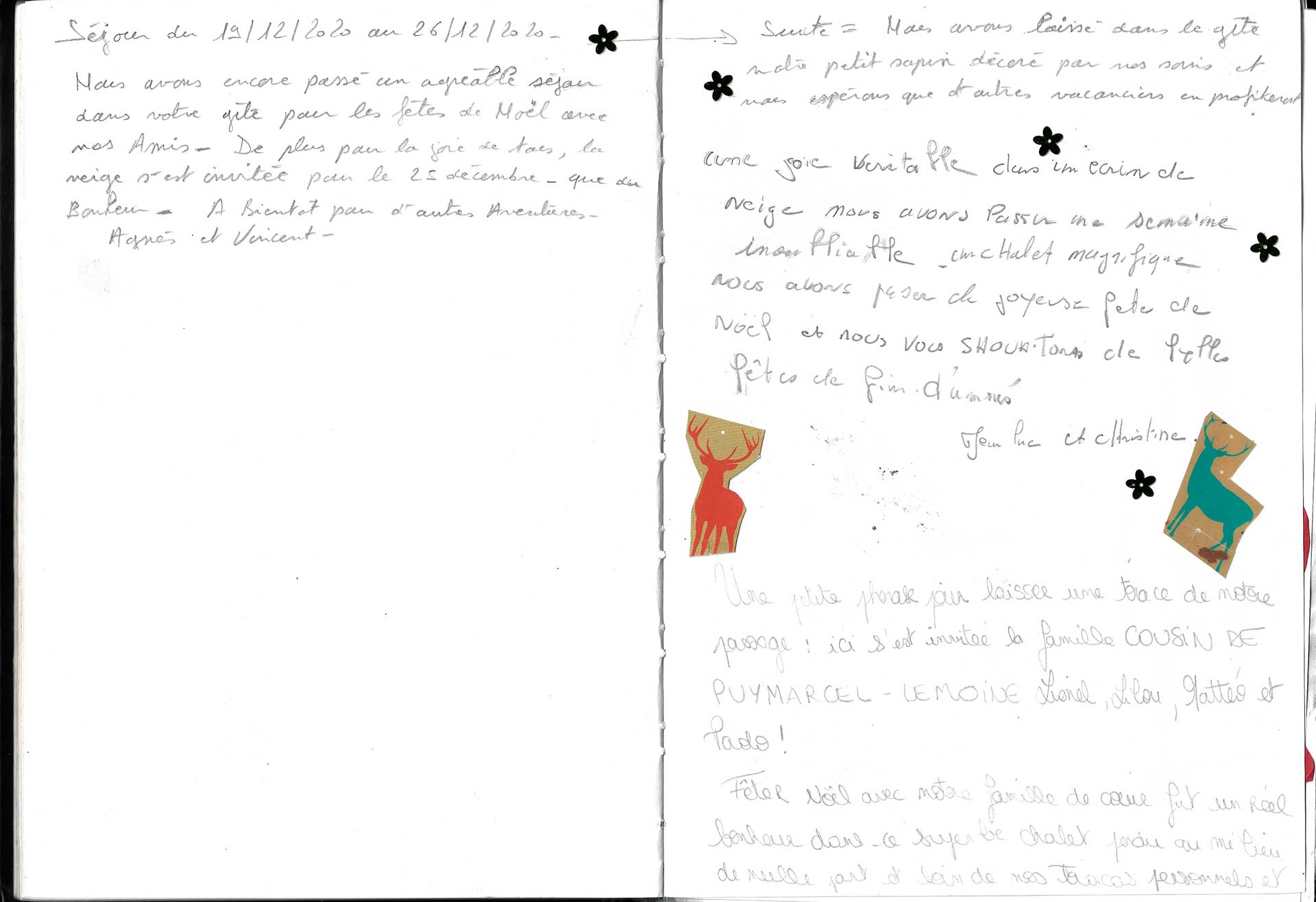 Guestbook image gite ariege